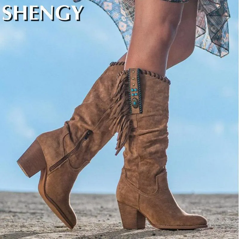 Tan Casual Wear Women High Heel Boots, Model Name/Number: FL1002, Size:  Uk-4 To Uk-8 at Rs 285/pair in Delhi