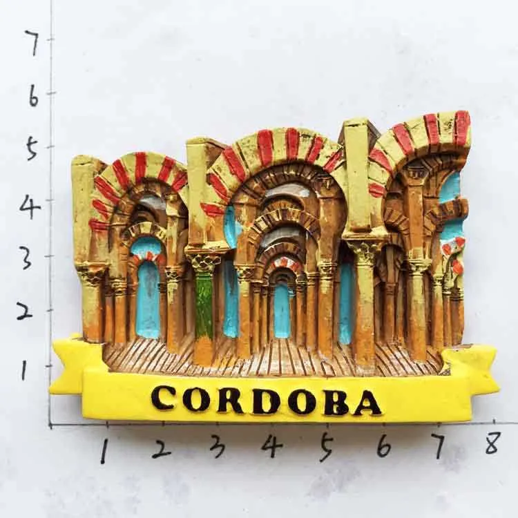 3D Nationale Vlag Spanje Koelkast Magneet Souvenir Gift Thuis Keuken