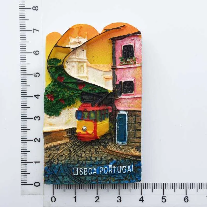 Magnete Da Frigorifero 3D Madeira Portogallo - Souvenir Artigianale In Resina, 4x9,5 Cm, Regalo Di Viaggio
