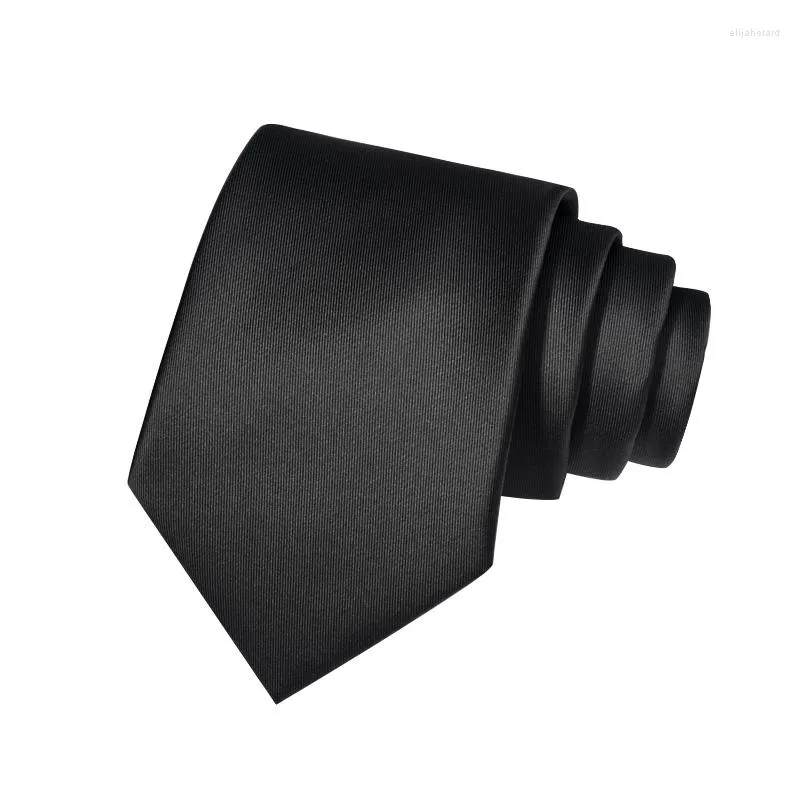 Bow Ties Black Tie Men's Formal Wear Business Professional Free Lazy Zipper Necktie Shirt Drag And Over