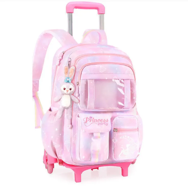 Girls School Rolling Backpack With Wheels Durable Trolley Duffle Bag With  Wheels For School And Travel 230729 From Xianstore04, $45.85