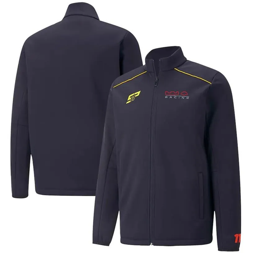 Куртка F1 Men's Men's Team Uniform Eniform Racing Sweater Jacket Осень и зимний теплый ветропонечный свитер может быть Custom277u