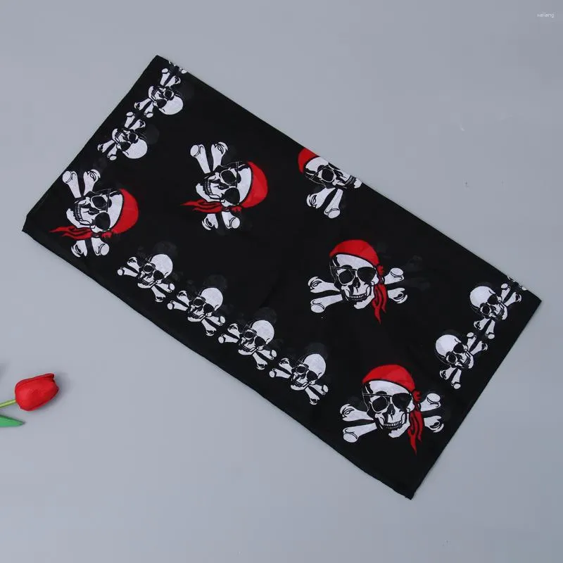 Bandanas 6 pièces cravates pour hommes Pirate mouchoir Hiphop accessoire de cheveux enfants Cosplay fête décor