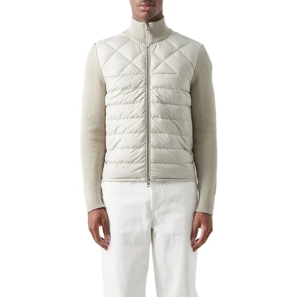 팔 접착제 금속 배지 남성 다운 재킷 가슴 다이아몬드 라인 디자인 남자 니트 재킷 패션 스탠드 스탠드 칼라 남자 다운 자켓 겨울 코트 아시아 크기 m-xxl