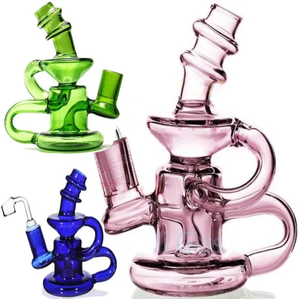 La più recente vendita di fabbrica Hitman Liquid Sci Glass Bong Oil Dab Rigs Cereal Box Oil Rigs 14.5mm Joint Spedizione gratuita