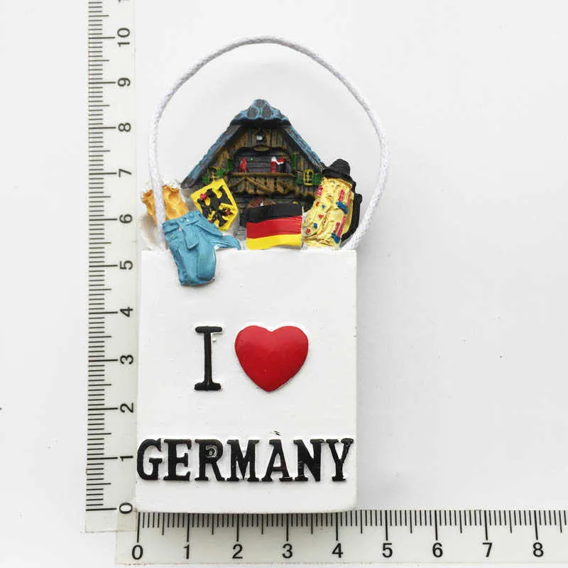 VALDEIG Magnete Heidelberg - Opera D'Arte Jürgen Valdeig - Souvenir Germania Per Frigorifero
