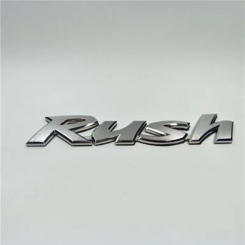 Estilo do carro para Toyota Rush Emblema Traseira Tampa do porta-malas Logótipo Distintivo Placa de identificação Auto Decal171e