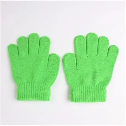 Mode Kinder Kinder Magie Handschuh Fäustling Mädchen Boy Kid Stretchy Gestrickte Winter Warme Handschuhe Wählen Farbe Top Qualität