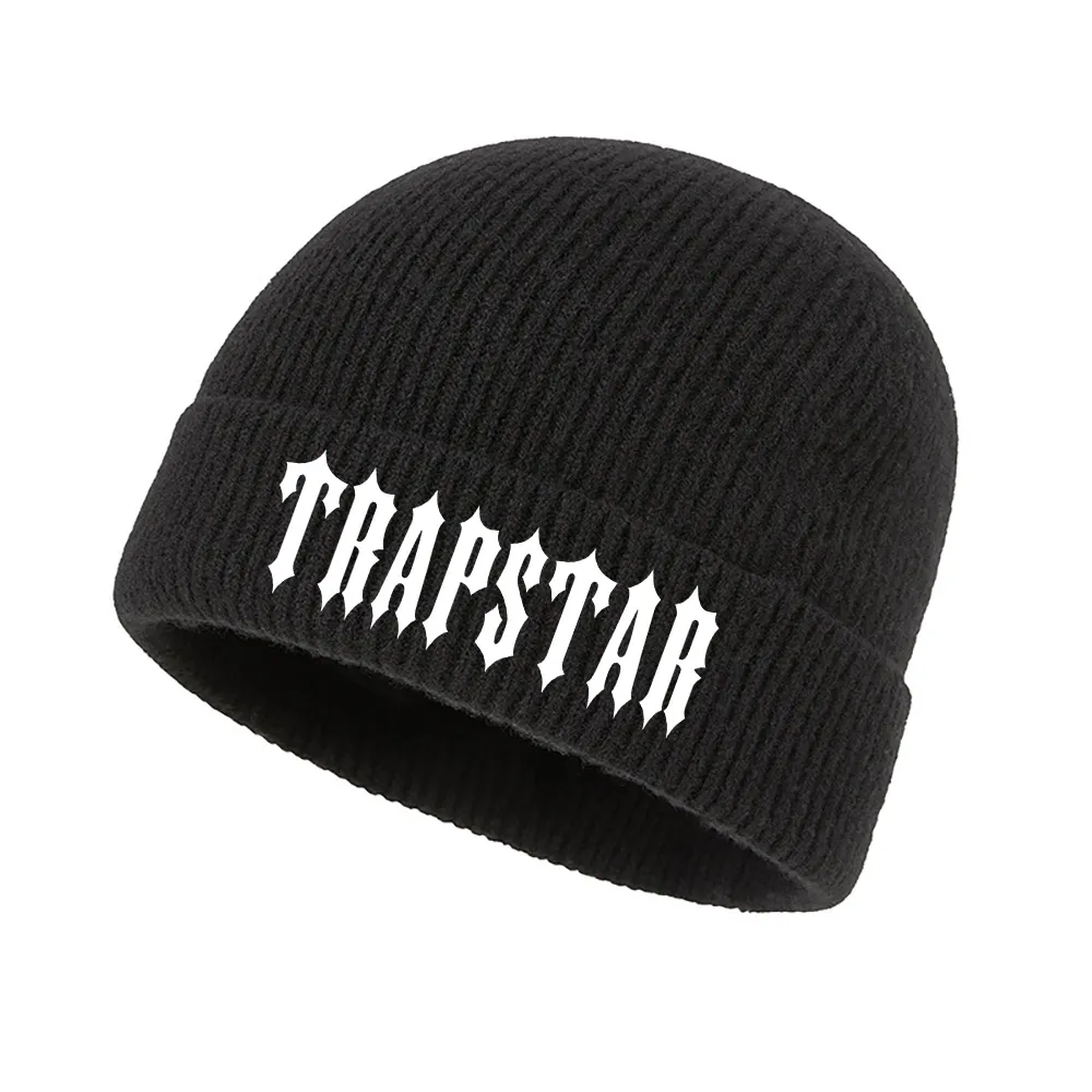 Luxury Unisex Trapstar Logo Knitted Hat Designer Woollen Trapstar
