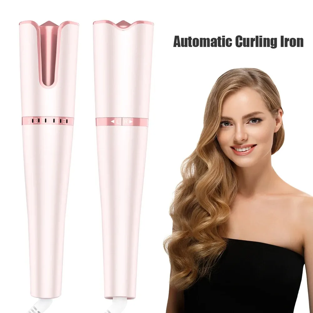 Curling Irons Auto Hair Curler Ceramic Coating Ogrzewanie 410 ° F Automatyczne Curling Irons Portable Hair Styling