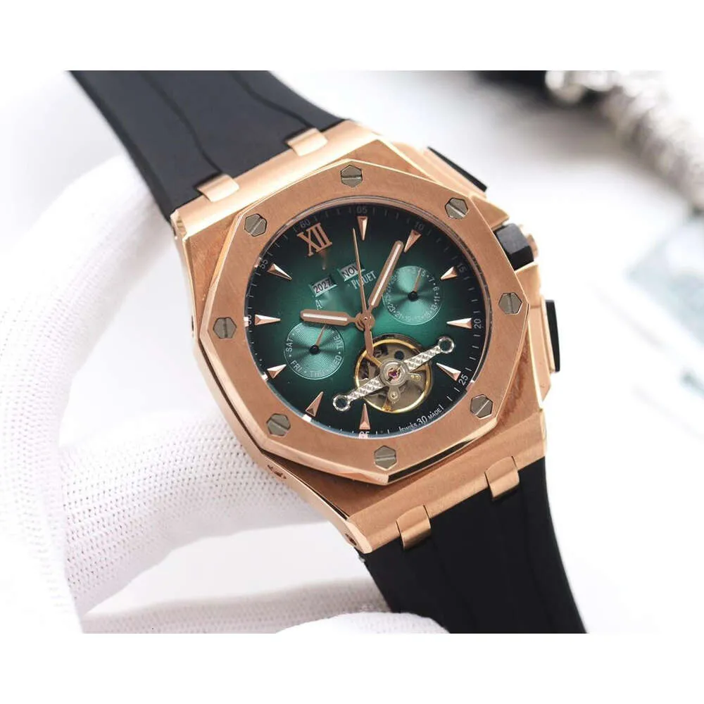 män designer titta på aper auto armbandsur aktivt Tourbillon relgio eret högkvalitativ mekanisk UHR -back transparent Montre Royal Reloj