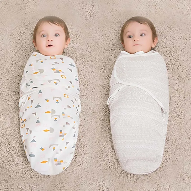 Gigoteuses Babies born Baby Swaddle Wrap lope 100% Coton 06 Mois Couverture Swaddling Sleepsack 230331