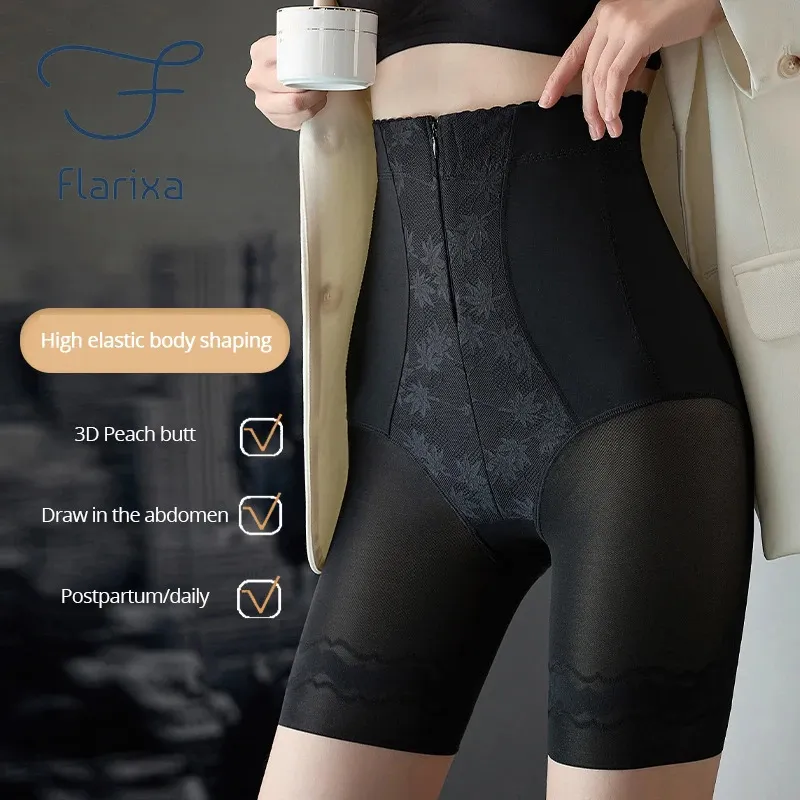 Waist Tummy Shaper Flarixa Lace Waist Trainer Body Shaper Tummy