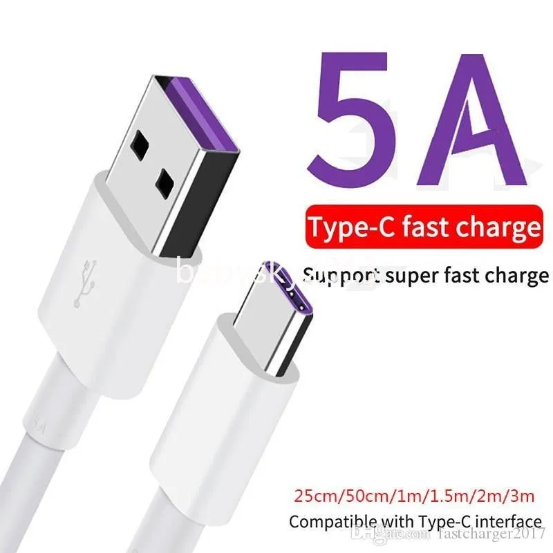 Super szybkie szybkie ładowanie typu Cable USB 1M 3 stóp kable ładowarki USB-C dla Huawei Samsung HTC Smartfon B1