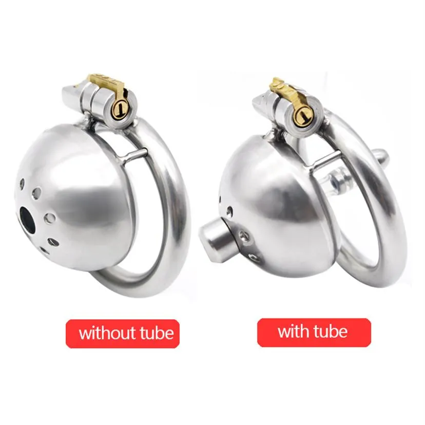 yutong CHASTE BIRD 304 stainless steel Male Chastity Device Super Small Short Cock Cage with Stealth lock Ring Toy A2692778