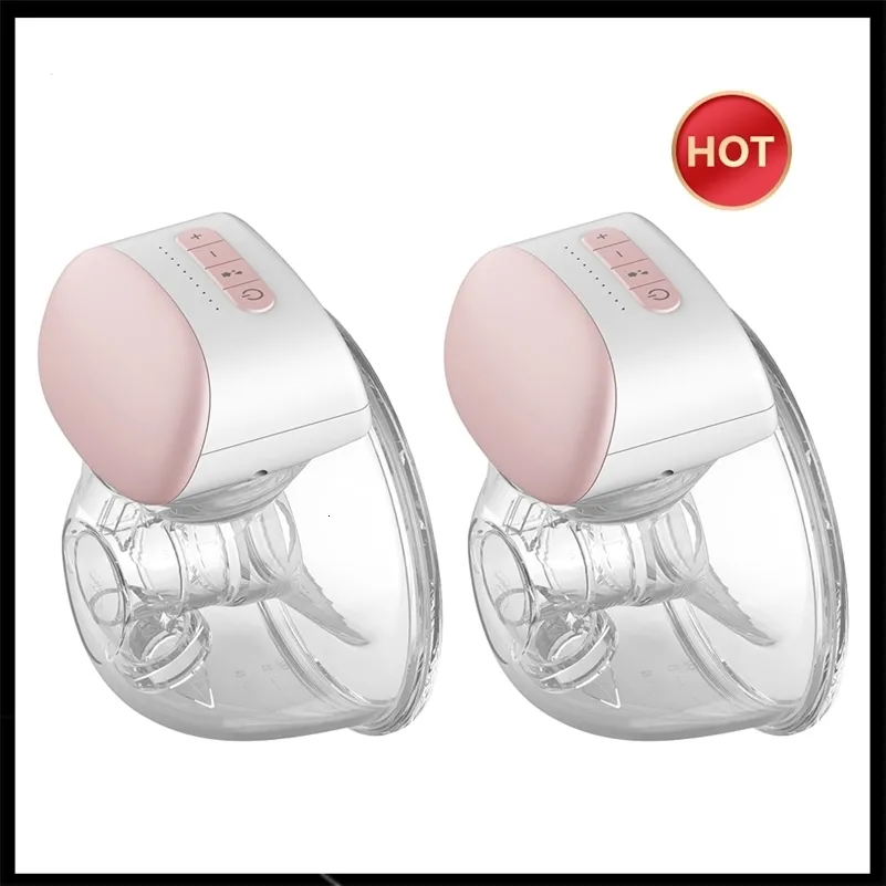 BreastPumps 2 1st BB P1 Wearable Hands Free Electric Portable Pumps BPA gratis ammande mjölksamlare 231031