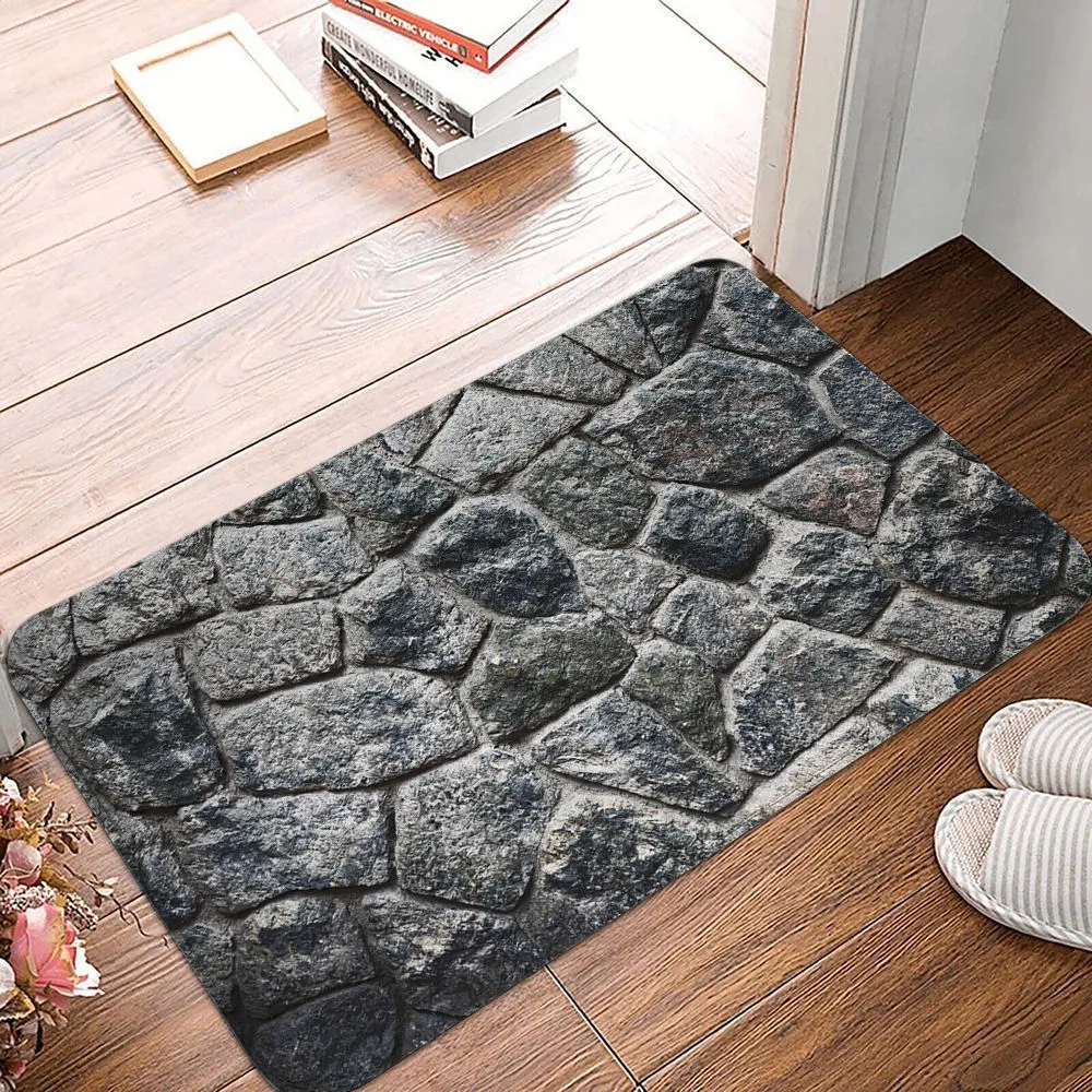 Comprar Alfombra de grano de madera 3D para suelo de cocina, alfombra de  baño, alfombra antideslizante para cuarto de lavado, alfombra para  dormitorio, sala de estar