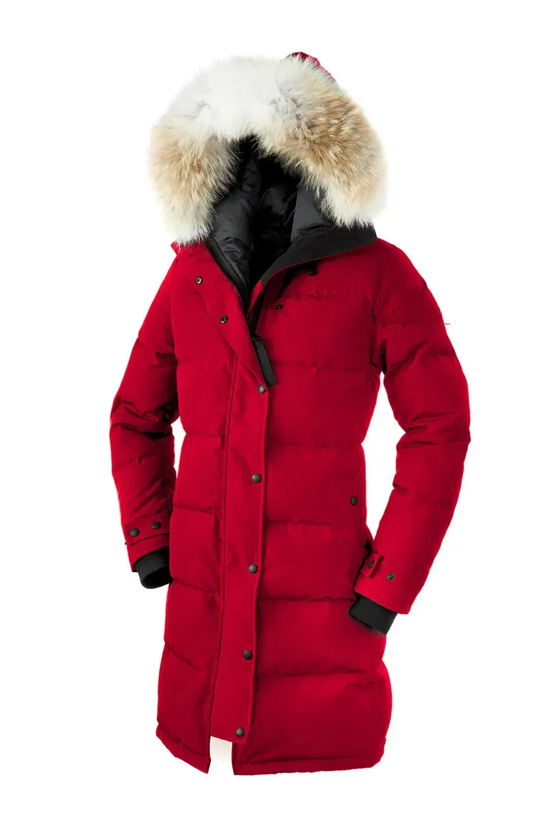 Winter Women Shelburne Parka Outdoor Thick Warm Down Jacket Ladies Long Section Slim Windproof Hooded Down Parkas