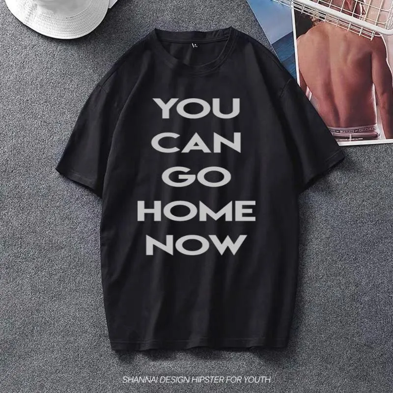 Magliette da uomo You Can Go Home Now Unisex Tri Blend 2023 Fashion Size Shirt Tops Tees