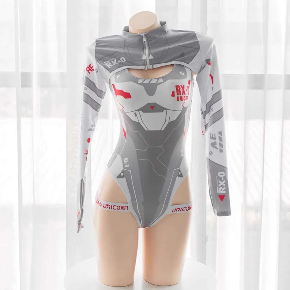 Ani Game Technological Hina RX-0 Robot Warrior Bodysuit Jumpsuit Swimsuit Cosplay Costumes