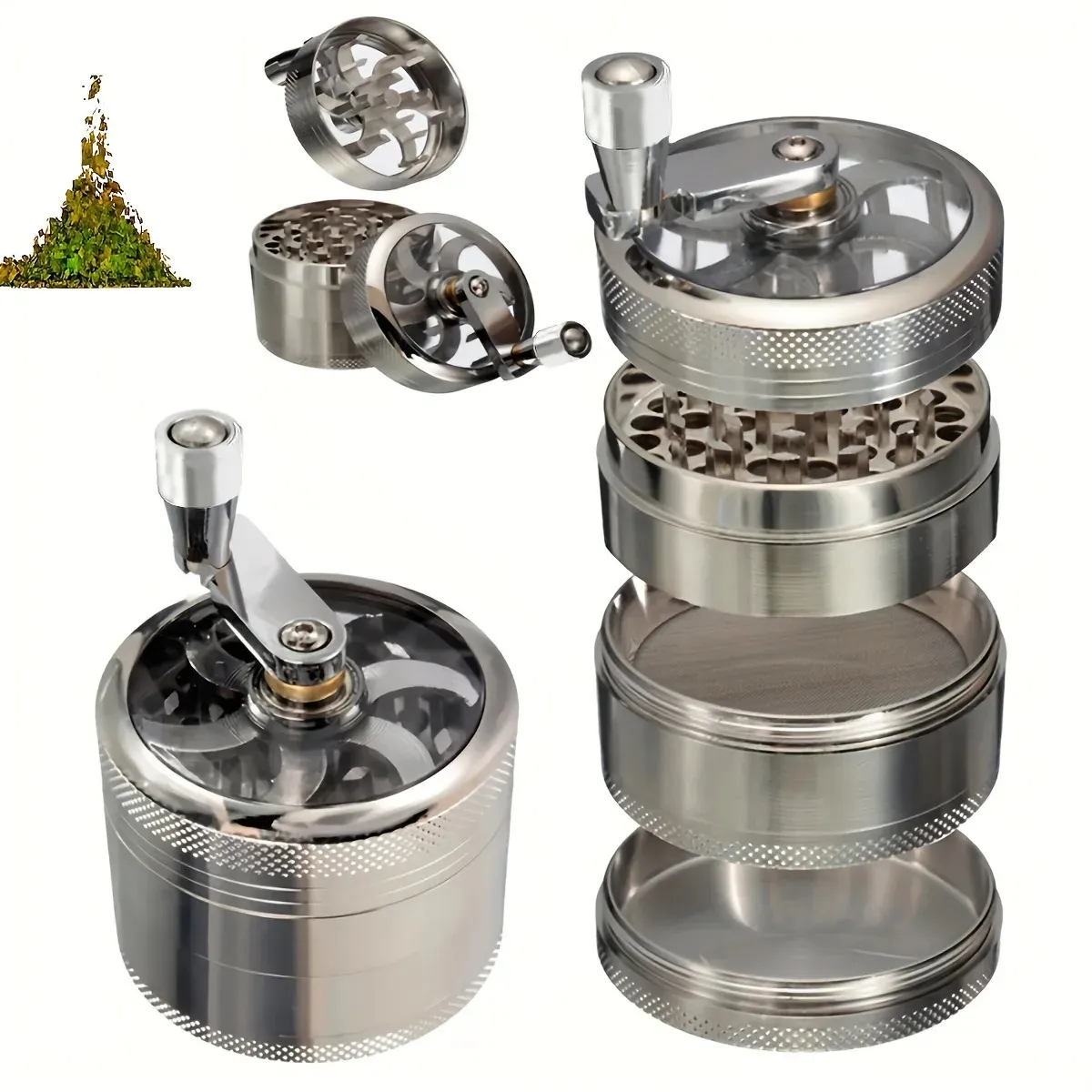 Mills Nut and Hard Spice Grinder för muskot Ginger Rock Salt Peppercorn Hand Tools Crushers 231101