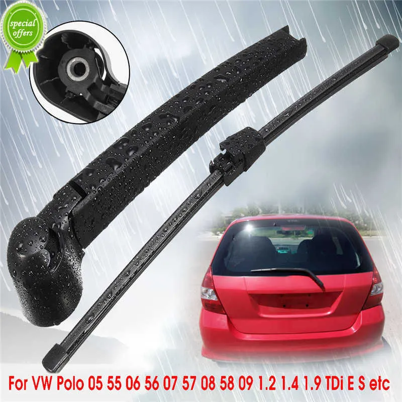 جديد 1SET CAR 325MM ممسحة الزجاج الأمامي الخلفي شفرة الذراع بليد لبلد VW Polo 2005 55 2006 56 2007 57 2008 58 2009 1.2 1.4 1.9 TDI E S