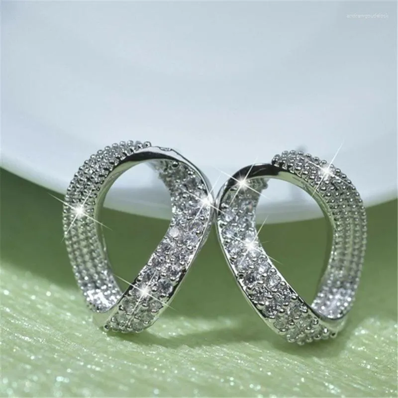 Boucles d'oreilles en argent Sterling S925 VVS1, Mini diamant 2 Carats, Kolczyki Orecchini Fine Bizuteria 925, bijoux pour filles