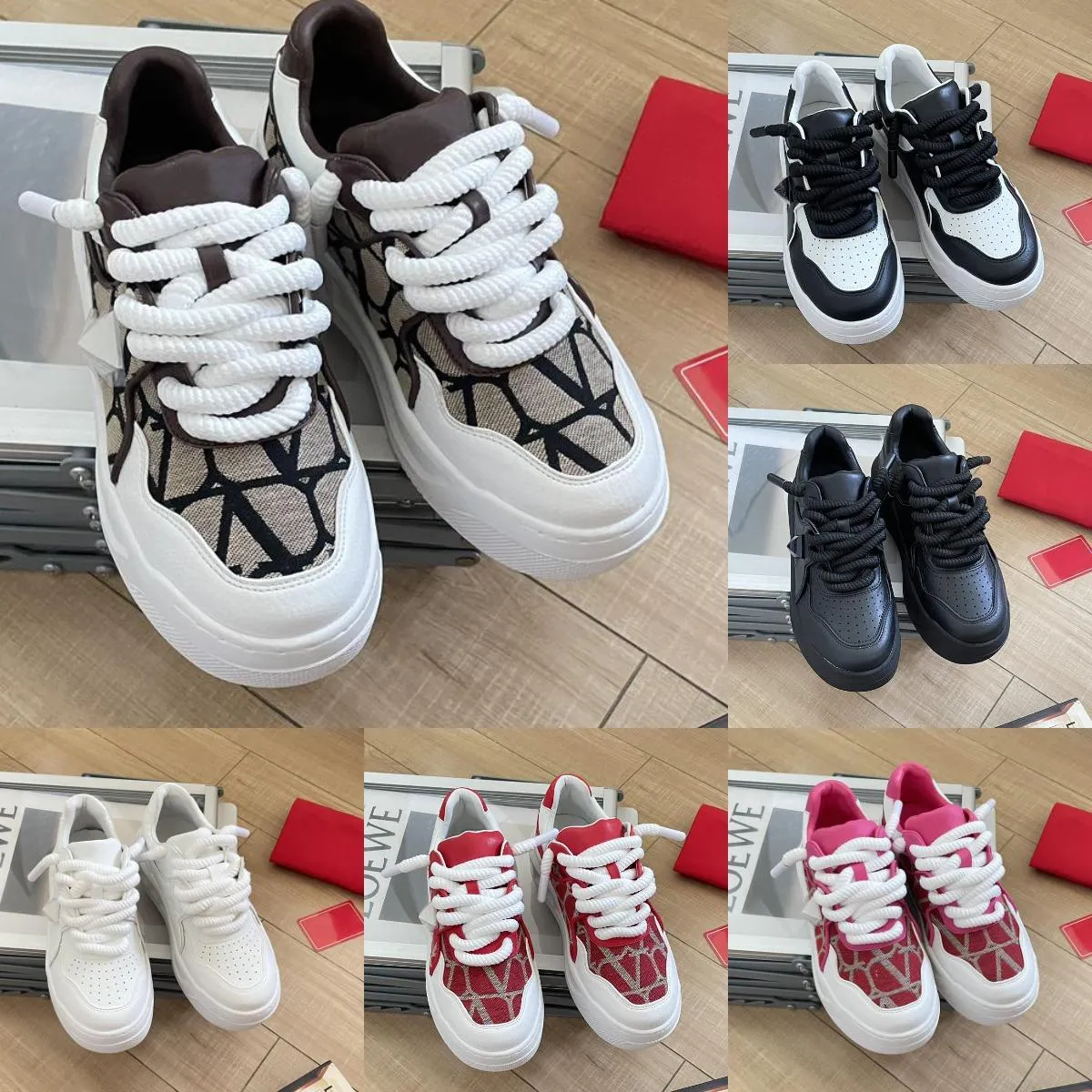 Designer Buty Buty Platforma One Stude Sneakers gumowe damskie damski sta niska platforma kamuflarz szary czarny beżowy zamszowe trenery sportowe kobiety męskie buty 36-44