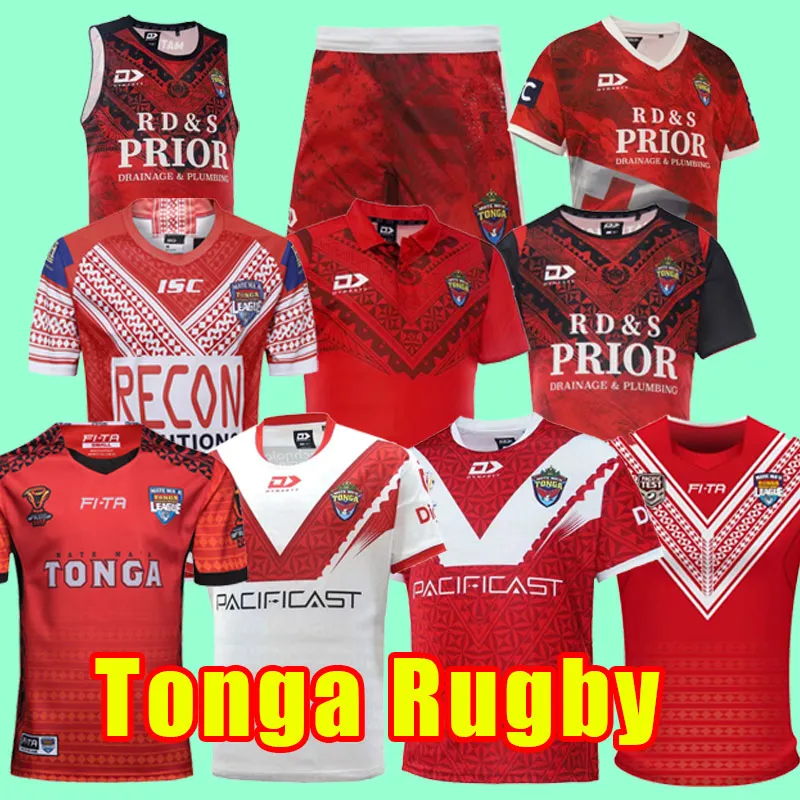 2020 2021 2022 Tonga City Rugby League Jersey National Team Rugby Court Away Game 20 21 22 22 League Shirt Children's Clothing Polo Vest T-Shirt World Cup