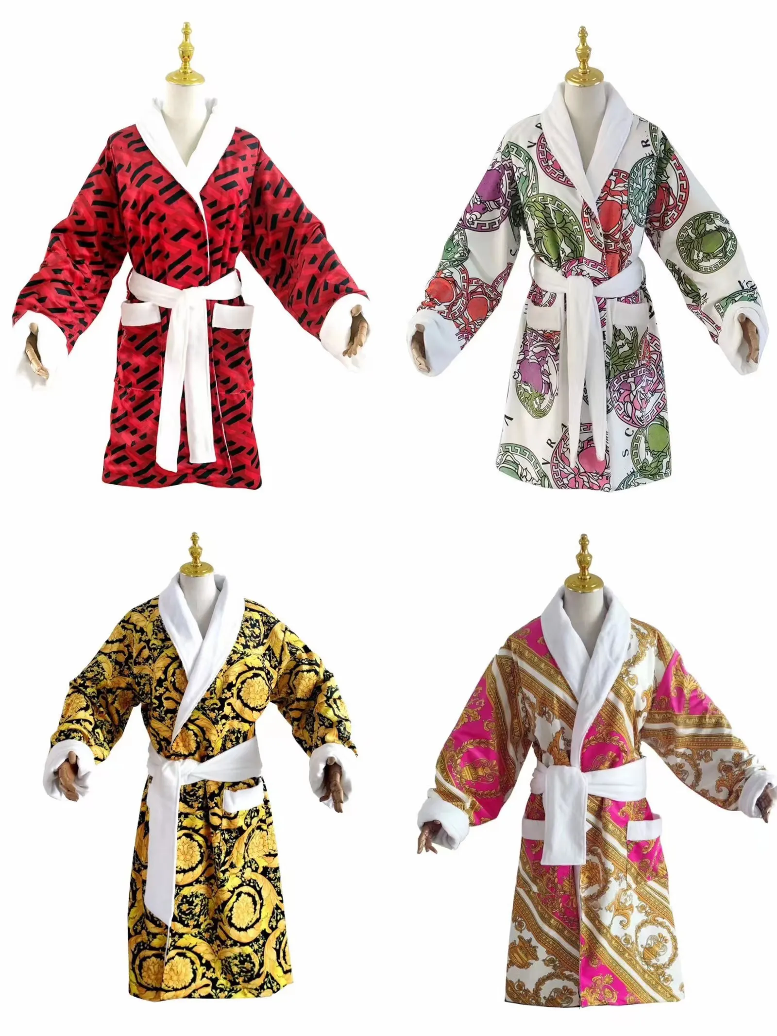 Plus G Ropa interior G CC Mujer TB Tamaño CD FF Mujer Hombre Albornoz de algodón clásico de lujo para hombres y mujeres Ropa de dormir de marca kimono Batas de baño cálidas Ropa para el hogar Unise
