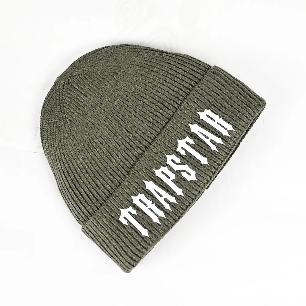 Luxury Unisex Trapstar Logo Knitted Hat Designer Woollen Trapstar