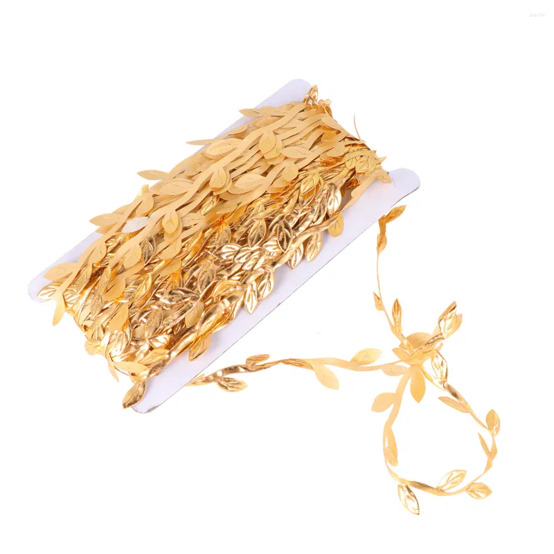 Dekorative Blumen Blatt Trim Band künstliche Blätter Weihnachtsbaum Girlande Krippe Handwerk Weide Hochzeit