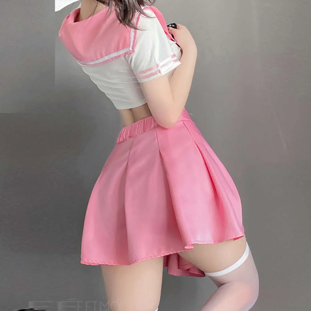 Ani Japońska Szkoła anime Pink Sailor Swimsuit Mundur Costume Summer Party Party Women Student Cosplay Cosplay
