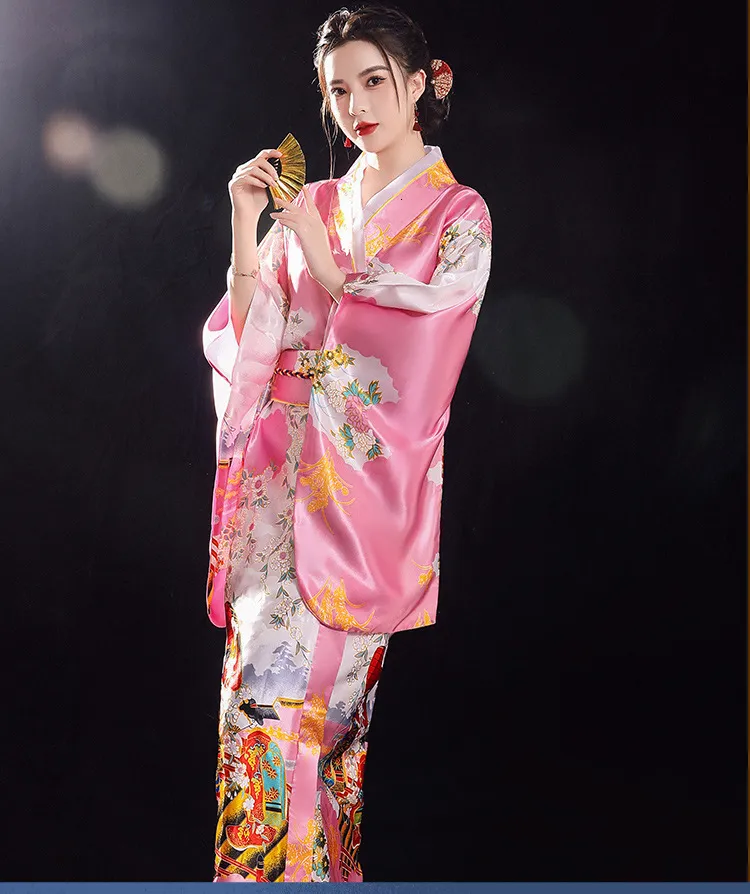 hot pink kimono dress Dragon Pink Kimono Robe Dress DATURA