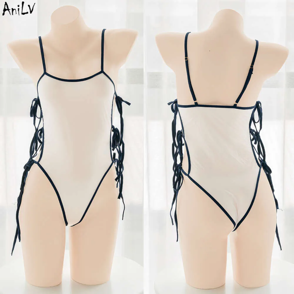 Ani Summer Anime Student Girl Beach Costume intero Unifrom Pool Party Donna Body Costumi da bagno Pamas Costumi Cosplay cosplay