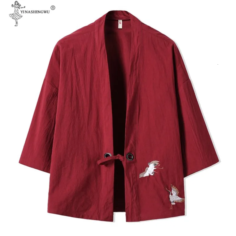 Ubranie etniczne Kimono samurai kostium streetwear plus size azjatyckie podziękowania kurtka Yukata Men Men Women Cardigan Traditioanl Japan 230331