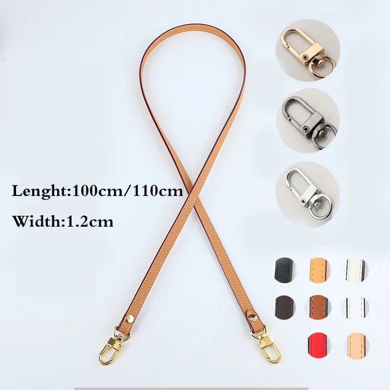 Bag Parts Accessories Trendy Cowhide Bag Strap Handbag Belt Shoulder Messenger Crossbody Genuine Leather Bag Strap Replacement Women Bag Accessories 231101