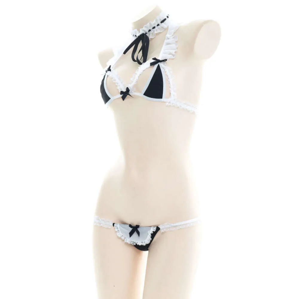 Ani Anime Loliat Girl Costume da bagno bikini Costume Summer Beach Sexy Coffee Kawaii Maid Costumi da bagno Pool Party Cosplay cosplay