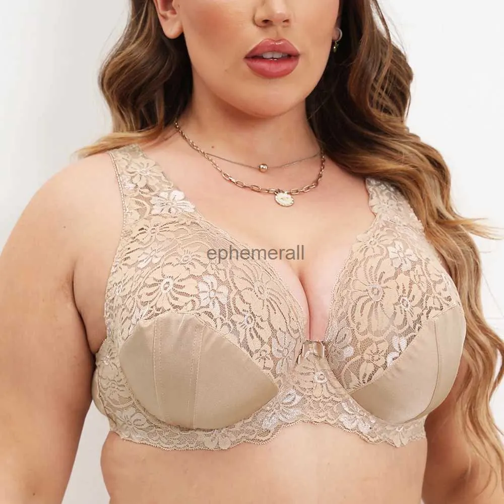 Sexy Lace Sheer Bra Bras For Women Full Coverage, Plus Size E J
