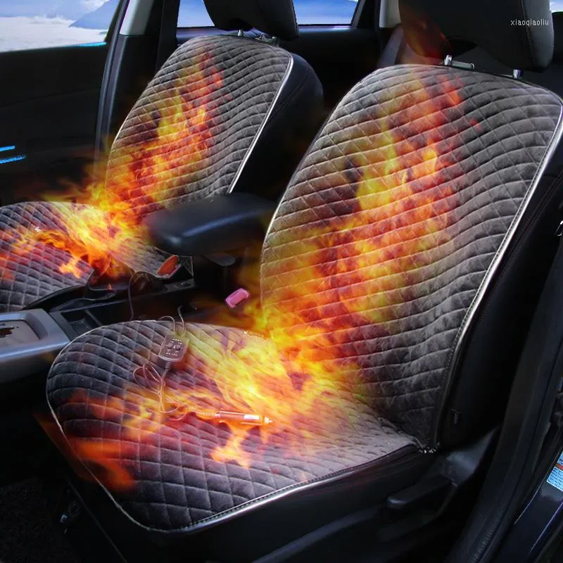 Car Seat Covers Winter Front Heated Cushion Office Chairs Electric Carbon Fiber Heating 12v