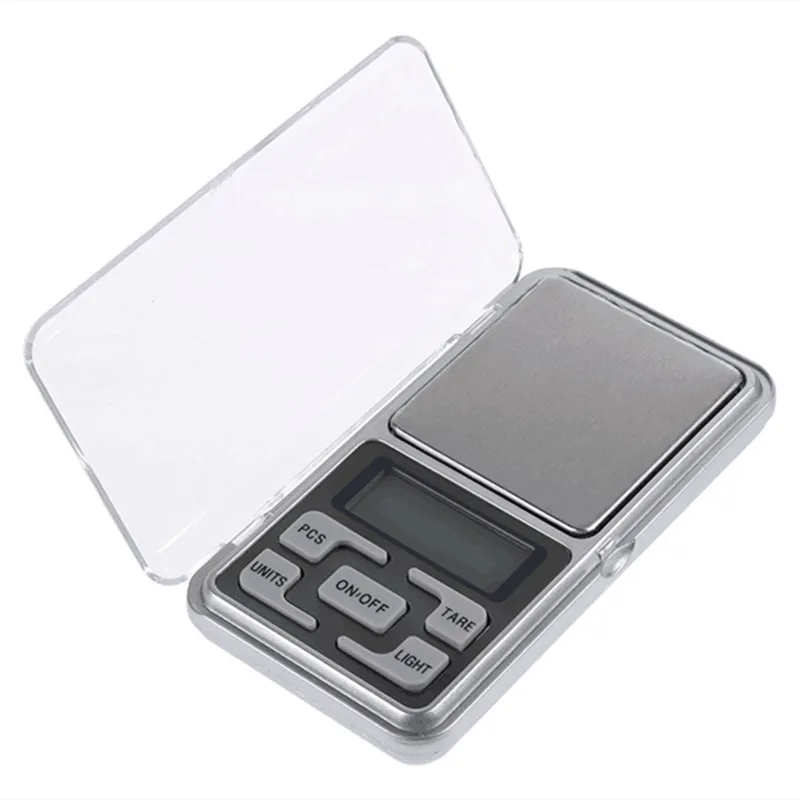 Mini Electronic Digital Scale Kitchen Scales Diamond Jewely Weigh Balance Pocket Gram LCD Display Scales With Retail Box 100g/0,1 g 200g/0,01 g 300g/0,01 g 500g/0,01G