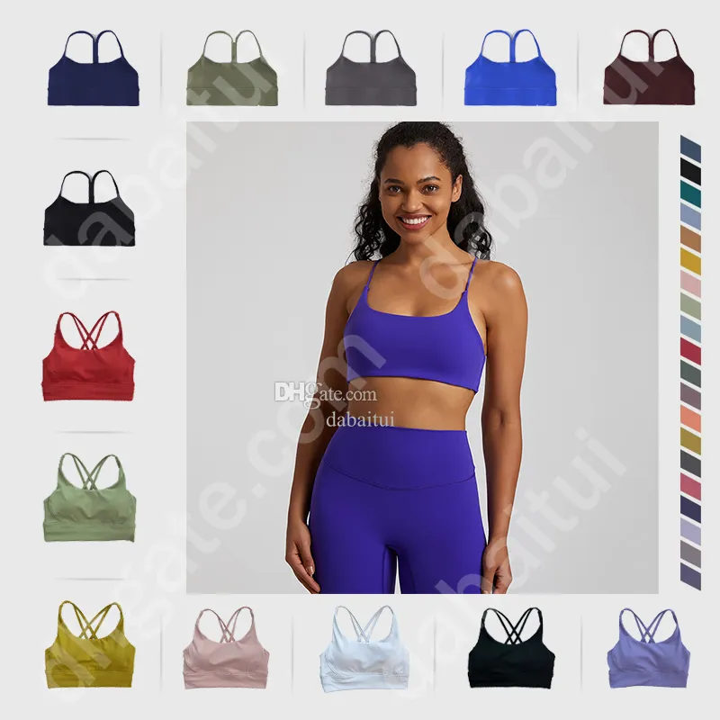 Aligner les femmes haut court vêtements de sport pour Fitness sous-vêtements féminins vêtements de Yoga pour vêtements de sport pour filles femme corsage sport Lulus Bras lulus top