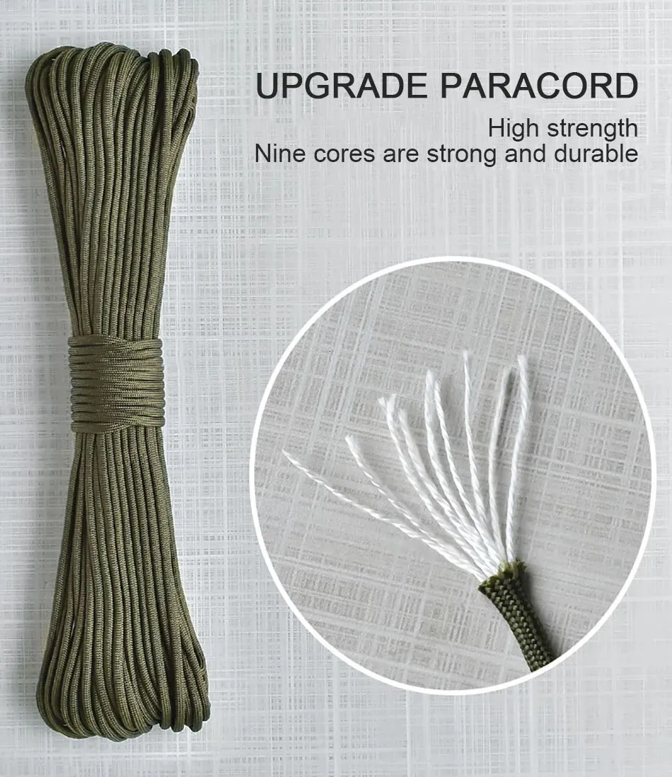 31M Premium Parachute Cord: Heavy Duty 550lb Survival Rope for Climbing ...