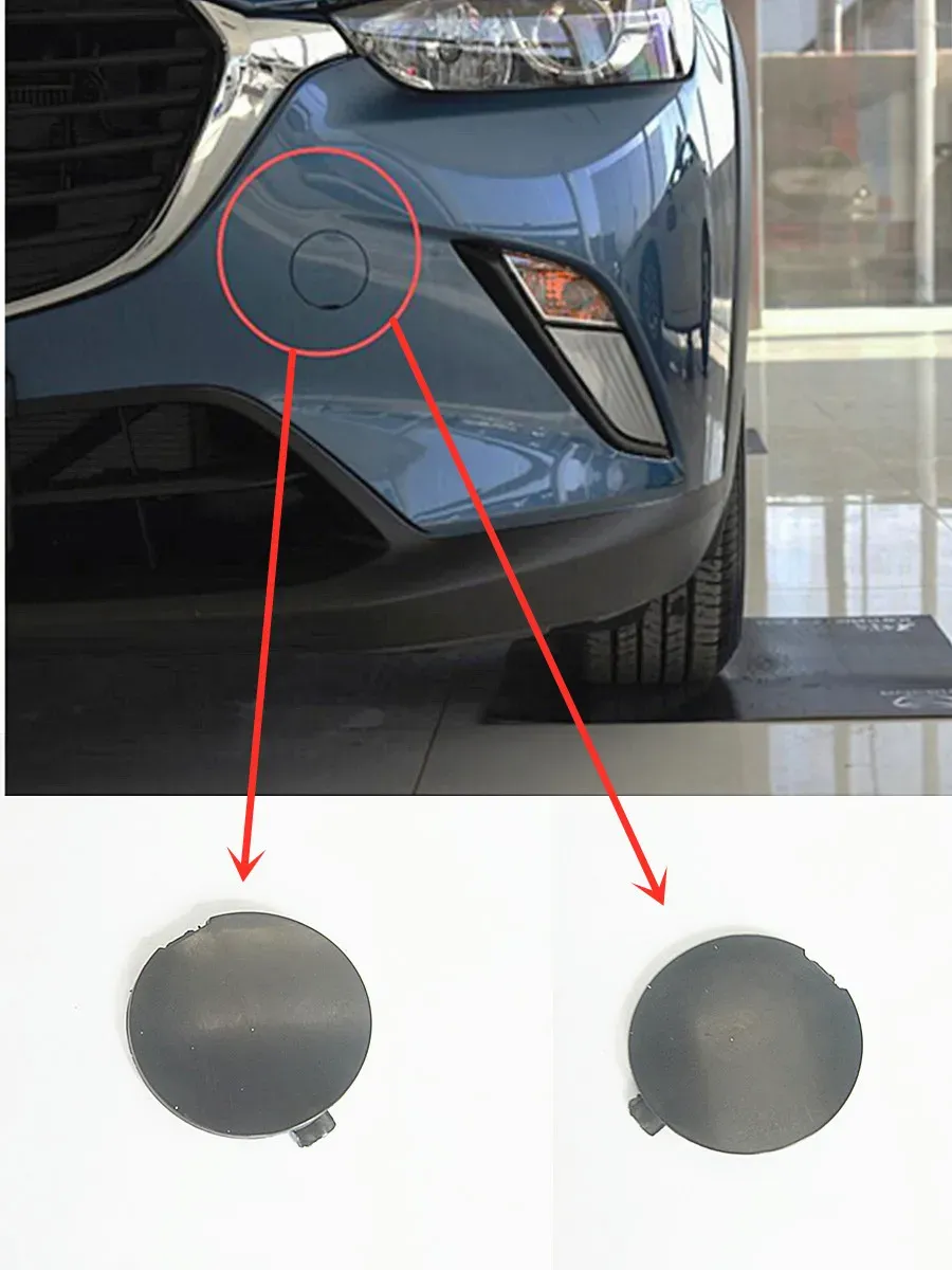 Accessori auto copertura gancio traino paraurti anteriore per Mazda CX3 2015-2019 DK D10J-50-A12A