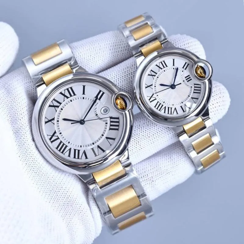 designer watches Highquality fashion luxury mens watch stainless steel Automatic Mechanical Sapphire solid Clasp gold watch wristwatch women aaa watches dhgates