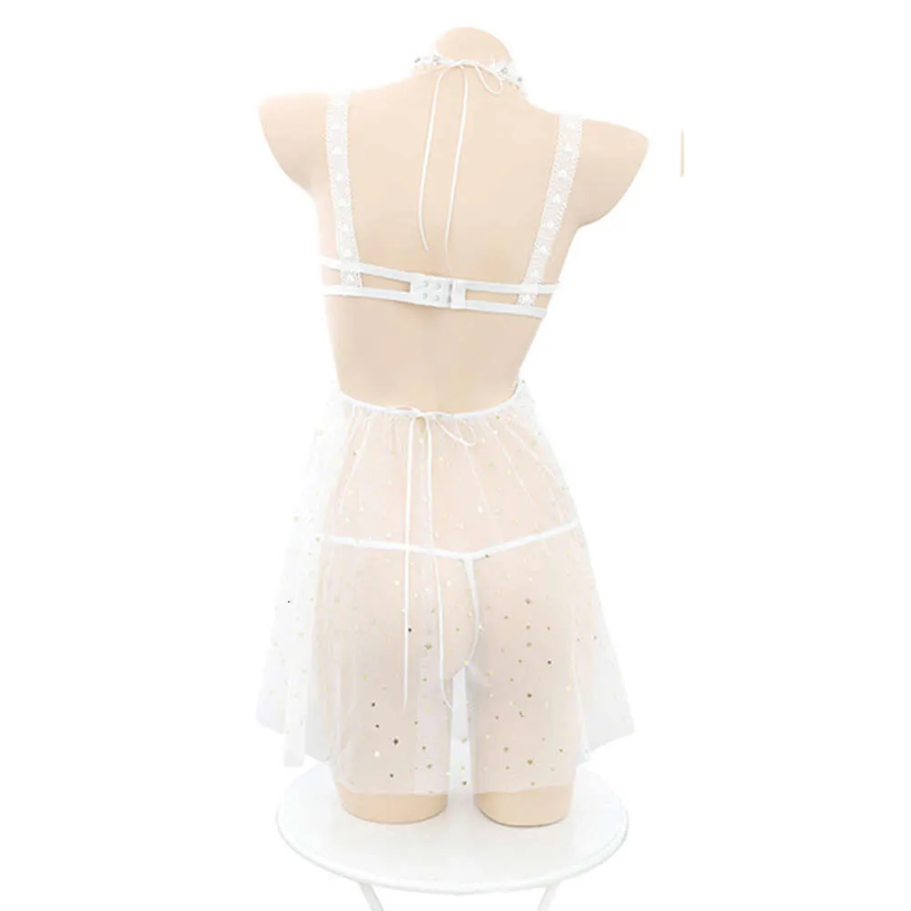 Ani Girl – robe de princesse en maille, étoile scintillante, lune, en forme d'amour, Costume pour femmes, chemise de nuit de mariée Sexy, uniforme Pamas, Lingerie Cosplay