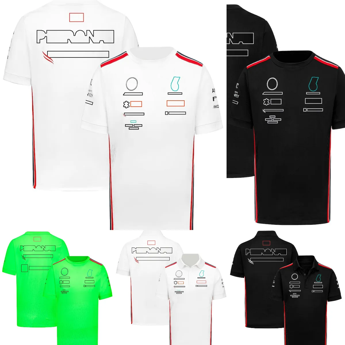Flcj Mens Polos 2023 F1 Formula 1 Racing Team Polo Shirt T Shirt