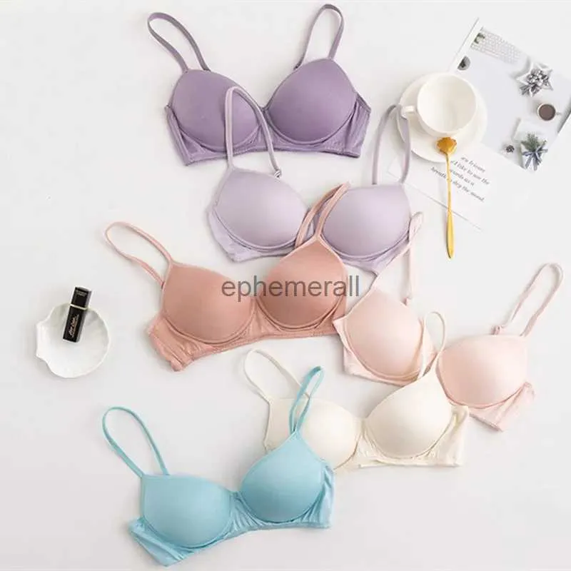 New Women Silk Bra Female Sexy Push Up Brassiere Breathable Smooth