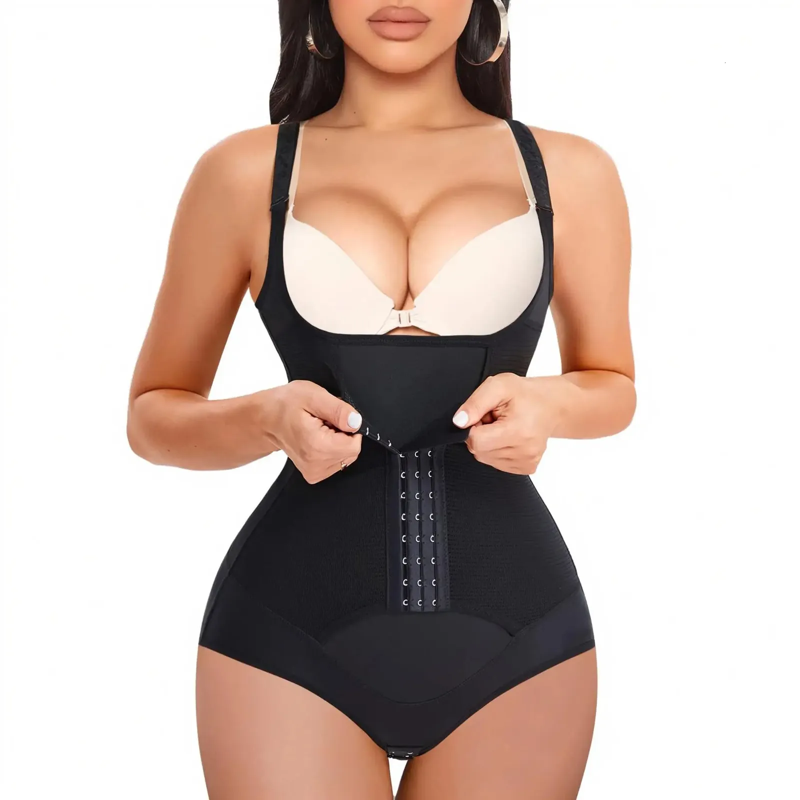 Womens Waist Trainer Shapewear Bodysuit With Tummy Control, Butt Lifter,  And Slimming Girdle Firm Body Shaper And Postpartum Corset 231031 From  Piao007, $11.16