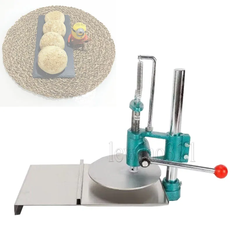 Macchina per impastare la pizza manuale22 25 30 35CM Pressa per appiattire l'impasto della pizza Rullo per pasta Sfogliatrice Chapati pressatrice per pasticceria